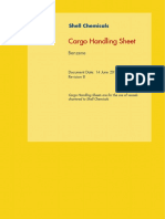 Cargo Handling Sheet: Benzene