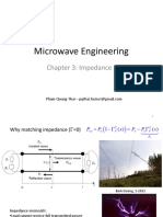 Microwave Engineering: Chapter 3: Impedance Matching