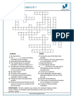 Crossword Puzzle - Solutions