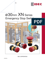 30 MM XN Series Emergency Stop Switches