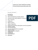 Análisis de Las Labores Que Realiza El Ministerio de Medio Ambiente en La Provincia Duarte Periodo Mayo