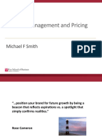 Product Management and Pricing: Michael F Smith