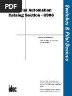 Industrial Automation Catalog Section - U906: Switches & Pilot Devices AP Series Miniature Switches & Pilot Devices