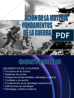 Principios de la guerra y elementos clave