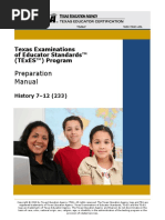 Preparation Manual: Texas Examinations of Educator Standards™ (Texes™) Program