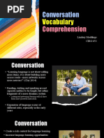 Weebly Conversation Vocabulary and Comprehension