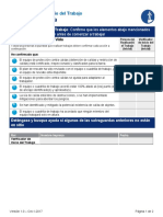 Verificaciones de Inicio Del Trabajo - Trabajo en Altura