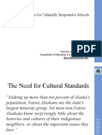 Alaska's Standards For Culturally Responsive Schools