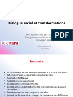 Les Approches Gestionnaires Du Changement Et Leurs Impacts Sur Le Dialogue Social