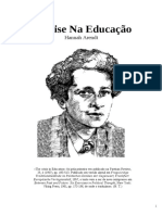 crisenaeducaçãoArendt