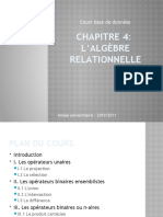 Cours Algebre Relationnelle