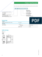 Ordering Information: 7T Series - Panel Thermostat