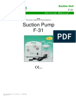 Suction Pump F-31: Service Manual