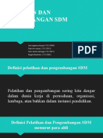 Pelatihan Dan Pengembangan SDM