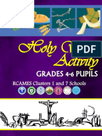 Holy Week Activity: Grades 4-6 Pupils