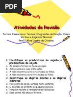 Atividades de Revisão