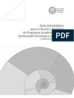 Guia - Metodologica para Diseño y Rediseño de Los Programas Academicos de La Universidad Tecnologica de Pereira