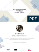 Sagar Taneja - Digital Marketing Strategist Portfolio