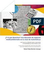 ¿Y Tú Que Desechas Una Discusión de Aspectos Medioambientales en La Clase de Matemáticas