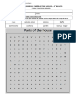 Wordsearch - Parts of the house