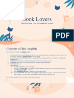 Book Lovers - by Slidesgo