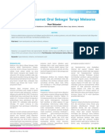 Asam Traneksamat Oral Sebagai Terapi Melasma