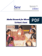 1371125442 Market Research for Microfinance Participant s Manual 1