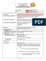 Detailed Lesson Plan in Filipino 1 | PDF