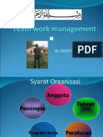 Team work management
