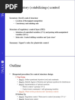 Part 3: Regulatory ( Stabilizing ) Control: Inventory (Level) Control Structure