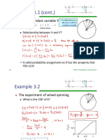 Example 3.1 (Cont.) : Discrete Random Variable Y