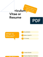 Curriculum Vitae or Resume: Whydow Emakea CV? What Are The Key Elements of CV?