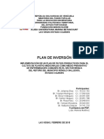 PLAN DE INVERSIÓN (JOHANNA-UPTP)