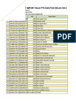 Format Import Nilai Pts Dan Pas Kelas Viii-5