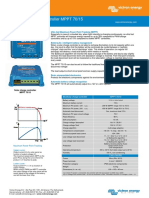 Datasheet Blue Solar Charge Controller MPPT 70-15