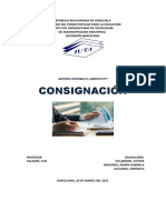 CONSIGNACIÓN