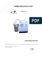 SXT-5A Absorb Phlegm Unit Operating Manual