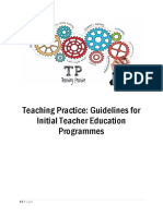 Teaching Practice: Guidelines For Initial Teacher Education Programmes