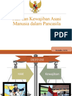 Hak Dan Kewajiban Asasi Manusia Dalam Pancasila