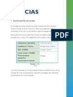 Guía Técnica FARO Ciencias Temas Incluidos