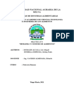 Demanda y Consumo de Alimentos