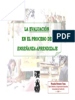 La Evaluacion en El Proceso de Ense§Anza Aprendizaje