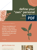 Define Your Own Personal Branding - Arina Salsabila