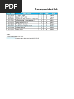 jadwal