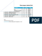 Jadwal