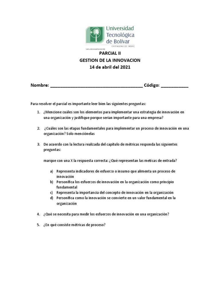 Parcial #1 Segundo Corte | PDF | Crecimiento personal y profesional ...