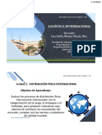 UNIDAD 2 Presentación 1. DFI y Logística Internacional