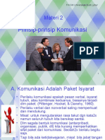 Pertemuan 2 - Prinsip-Prinsip Komunikasi