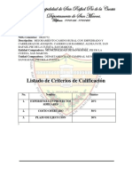 Criterios de Calificacion