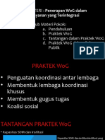 PRAKTEK WoG DALAM PELAYANAN